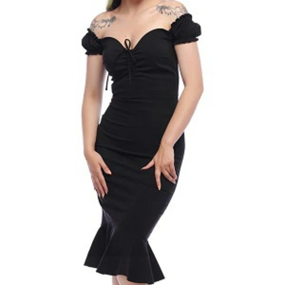 Collectif clothing, sasha fishtail dress, size extra small